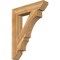 Ekena Millwork Balboa Slat Rough Sawn Bracket, Western Red Cedar, 6"W x 32"D x 40"H BKT06X32X40BOA06RWR - alternate 1
